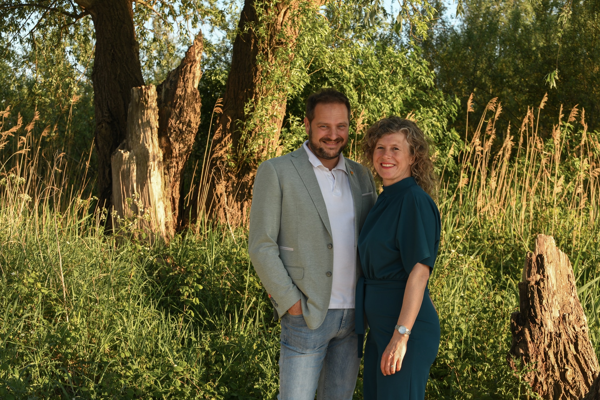 Albert en Michelle foto