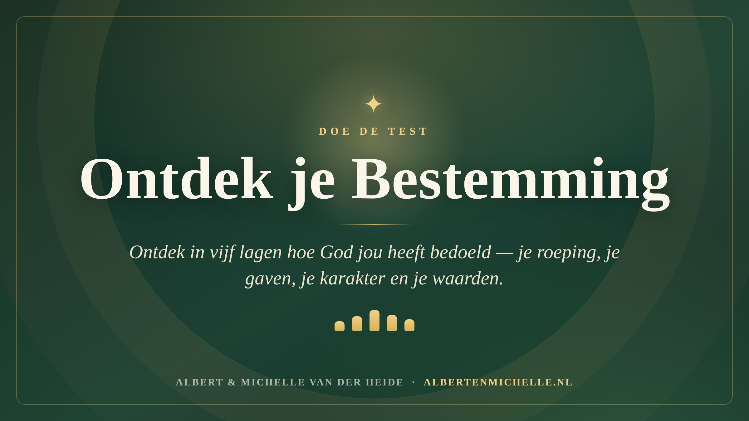 Ontdek je Bestemming – doe de test van Albert & Michelle van der Heide